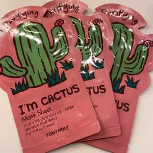 Tonymoly I am cactus mask sheet pack of 3